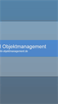 Mobile Screenshot of bohl-objektmanagement.de